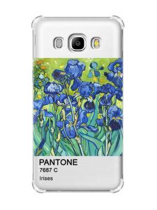 Чохол з потовщеними кутами на Samsung Galaxy J5(2016)/J510 :: Іриси (принт 75)