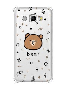 Чохол з потовщеними кутами на Samsung Galaxy J5(2016)/J510 :: Ведмедик (принт 76)