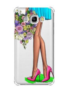 Чохол з потовщеними кутами на Samsung Galaxy J5(2016)/J510 :: Квітковий настрій (принт 226)