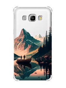 Чохол з потовщеними кутами на Samsung Galaxy J5(2016)/J510 :: Човен. Пейзаж (принт 246)