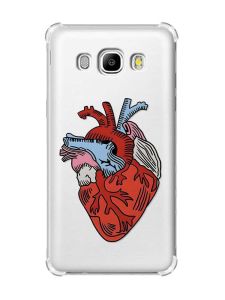 Чохол з потовщеними кутами на Samsung Galaxy J5(2016)/J510 :: Серце анатомічне (принт 250)
