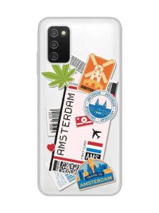 Прозорий чохол на Samsung Galaxy A03s :: Подорожі. Амстердам (принт 327)