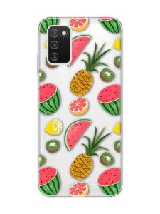 Прозорий чохол на Samsung Galaxy A03s :: Фруктовий мікс (принт 347)