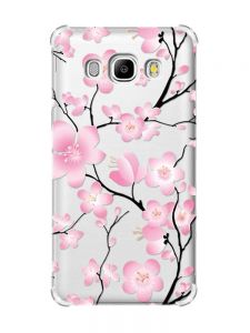 Чохол з потовщеними кутами на Samsung Galaxy J5(2016)/J510 :: Квітуча сакура (принт 282)