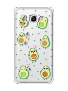 Чохол з потовщеними кутами на Samsung Galaxy J5(2016)/J510 :: Авокадо на відпочинку (принт 302)