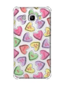 Чохол з потовщеними кутами на Samsung Galaxy J5(2016)/J510 :: Сердечка з текстом (принт 333)