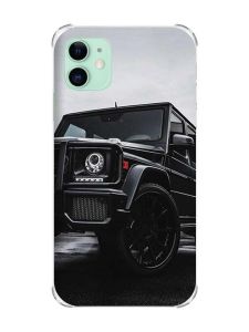 Чохол з потовщеними кутами на Apple iPhone 11 (6.1) :: Авто чорне (принт 234)