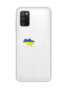 Прозорий чохол на Samsung Galaxy A03s :: Дім Україна (патріотичний принт 73)