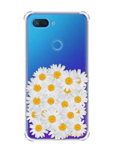 Чохол із потовщеними кутами на Xiaomi Mi 8 Lite :: Букет ромашок (принт 40)