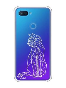 Чохол із потовщеними кутами на Xiaomi Mi 8 Lite :: Котик (принт 125)