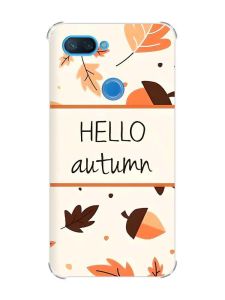 Чохол із потовщеними кутами на Xiaomi Mi 8 Lite :: Привіт, осінь (принт 109)