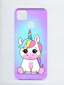 Чохол з потовщеними кутами на Xiaomi Redmi 9C/10A :: Єдиноріг (принт 103)