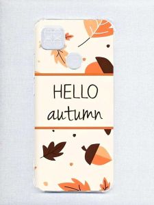 Чохол з потовщеними кутами на Xiaomi Redmi 9C/10A :: Привіт, осінь (принт 109)