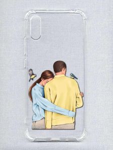 Чохол з потовщеними кутами на Xiaomi Redmi 9A :: Українська пара (принт 14)