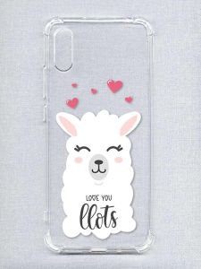 Чохол з потовщеними кутами на Xiaomi Redmi 9A :: Лама (принт 94)