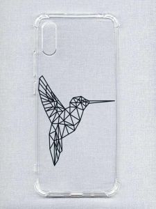 Чохол з потовщеними кутами на Xiaomi Redmi 9A :: Колібрі (принт 122)