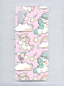 Чохол з потовщеними кутами на Xiaomi Redmi 9A :: Єдинороги (принт 106)