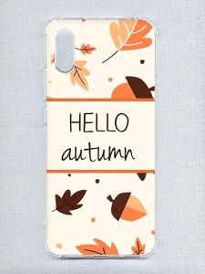 Чохол з потовщеними кутами на Xiaomi Redmi 9A :: Привіт, осінь (принт 109)