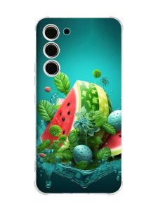 Чохол з потовщеними кутами на Samsung Galaxy S23 :: Кавунова фантазія (принт 337)