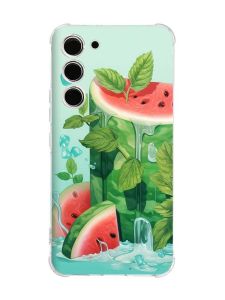 Чохол з потовщеними кутами на Samsung Galaxy S23 :: Кавуновий айсберг (принт 339)