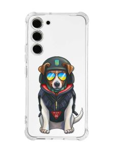 Чохол з потовщеними кутами на Samsung Galaxy S23 :: Патрон (принт 4)