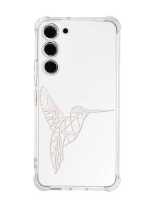 Чохол з потовщеними кутами на Samsung Galaxy S23 :: Колібрі (принт 123)