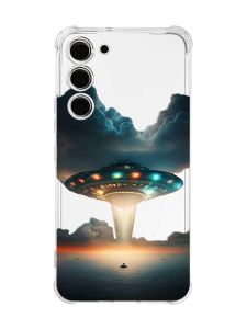 Чохол з потовщеними кутами на Samsung Galaxy S23 :: Тарілка UFO (принт 241)