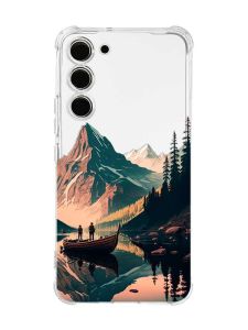 Чохол з потовщеними кутами на Samsung Galaxy S23 :: Човен. Пейзаж (принт 246)