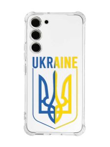 Чохол з потовщеними кутами на Samsung Galaxy S23 :: Тризуб (принт 254)