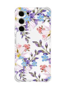 Чохол з потовщеними кутами на Samsung Galaxy S23 :: Квітковий малюнок (принт 272)