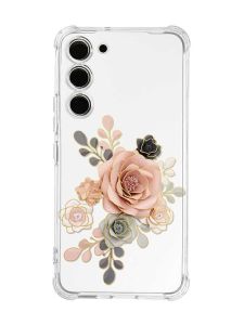 Чохол з потовщеними кутами на Samsung Galaxy S23 :: Троянди (принт 275)