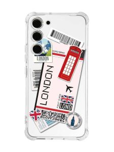 Чохол з потовщеними кутами на Samsung Galaxy S23 :: Подорожі. Лондон (принт 326)