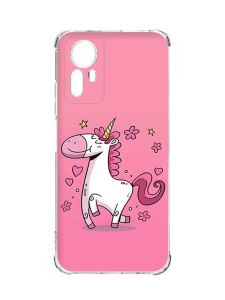 Чохол з потовщеними кутами на Xiaomi Redmi Note 12S :: Єдиноріг (принт 105)