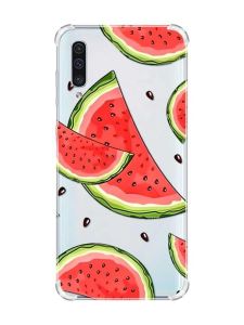 Чохол з потовщеними кутами на Samsung Galaxy А50 (2019) А505 :: Скибки кавуна (принт 342)