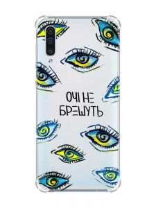 Чохол з потовщеними кутами на Samsung Galaxy А50 (2019) А505 :: Очі (принт 358)