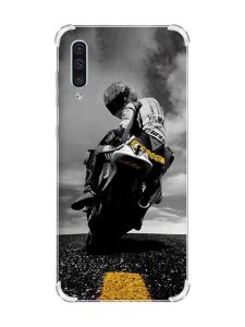 Чохол з потовщеними кутами на Samsung Galaxy А50 (2019) А505 :: Мото (принт 69)