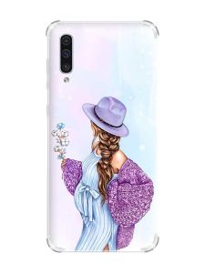 Чохол з потовщеними кутами на Samsung Galaxy А50 (2019) А505 :: В очікуванні хлопчика (принт 222)