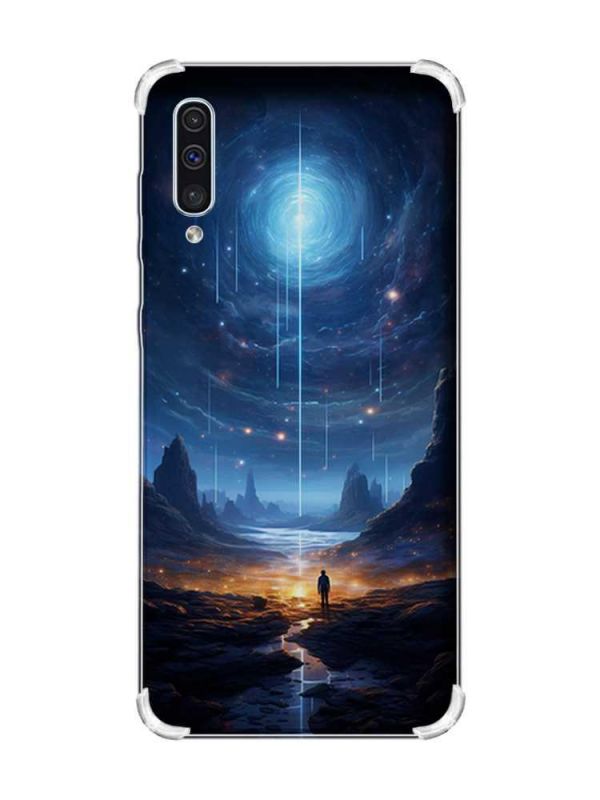 Чохол з потовщеними кутами на Samsung Galaxy А50 (2019) А505 :: Космос (принт 244)