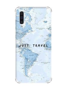 Чохол з потовщеними кутами на Samsung Galaxy А50 (2019) А505 :: Подорожі. Карта (принт 323)