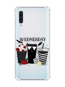 Чохол з потовщеними кутами на Samsung Galaxy А50 (2019) А505 :: Коктейлі. Венздей (принт 216)