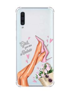 Чохол з потовщеними кутами на Samsung Galaxy А50 (2019) А505 :: Ніжки (принт 62)