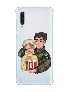 Чохол з потовщеними кутами на Samsung Galaxy А50 (2019) А505 :: Подарунок Перемога (принт 178)