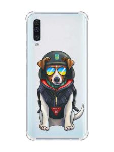 Чохол з потовщеними кутами на Samsung Galaxy А50 (2019) А505 :: Патрон (принт 4)