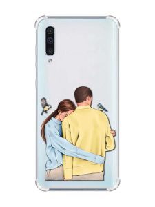 Чохол з потовщеними кутами на Samsung Galaxy А50 (2019) А505 :: Українська пара (принт 14)