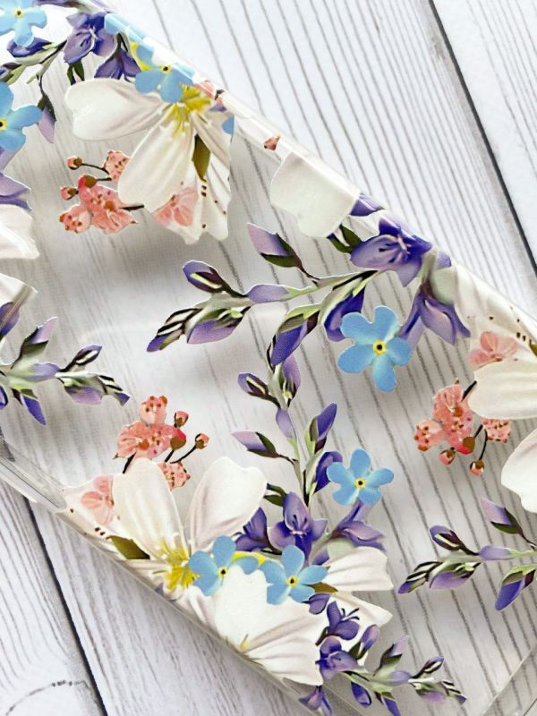 Чохол з потовщеними кутами на Samsung Galaxy S23 :: Квітковий малюнок (принт 272)