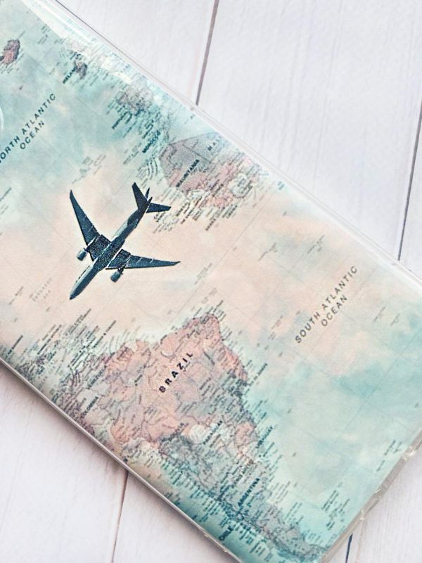 Чохол з потовщеними кутами на Samsung Galaxy A10 (2019)/A105 :: Подорожі. Карта (принт 317)