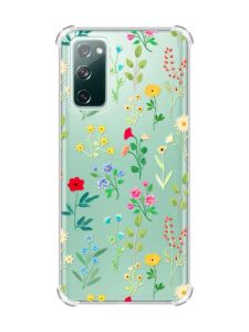 Чохол з потовщеними кутами на Samsung Galaxy S20 FE :: Квітковий фон (принт 269)