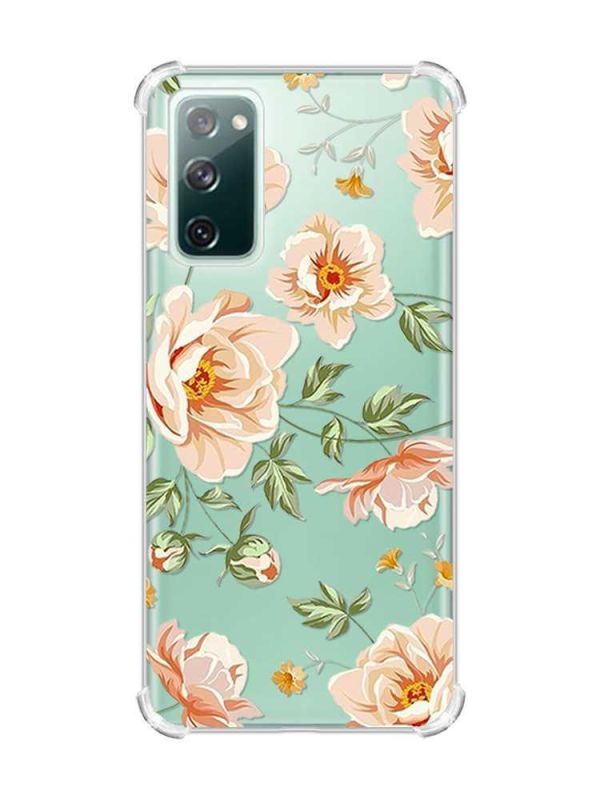 Чохол з потовщеними кутами на Samsung Galaxy S20 FE :: Квіти пастельні (принт 277)