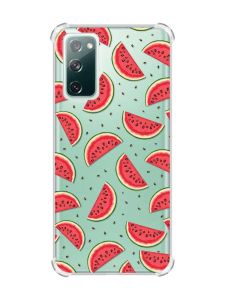 Чохол з потовщеними кутами на Samsung Galaxy S20 FE :: Кавуновий фон (принт 344)