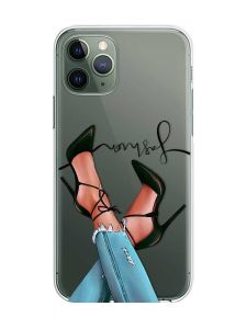 Прозорий чохол на iPhone 12 / 12 Pro :: Ніжки (принт 60)